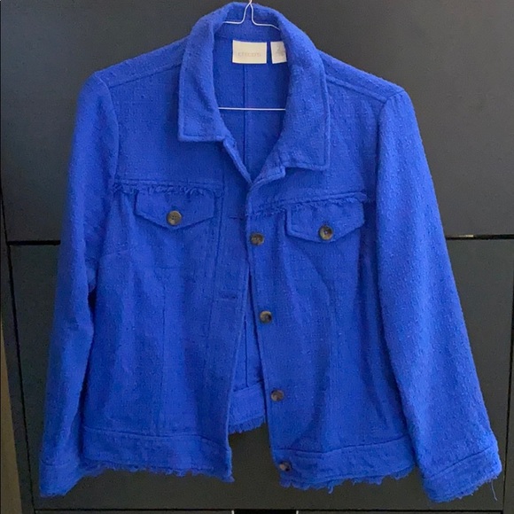 Chico’s Blue Elegant Blazer 💫 - Picture 1 of 6